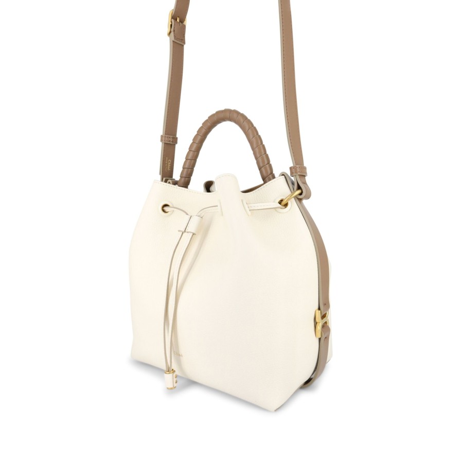 Handbags Chlo茅 | Marcie Leather Bucket Bag Black (Out Of Stock)