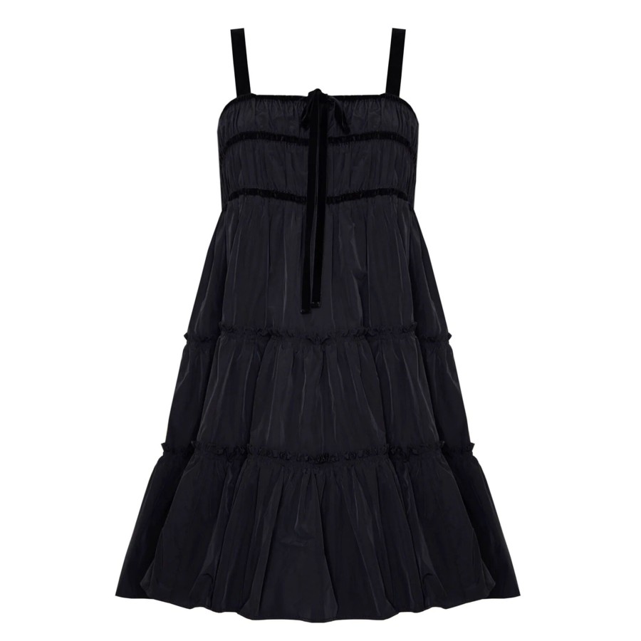 Clothing Hunter Bell | Fleur Dress Onyx