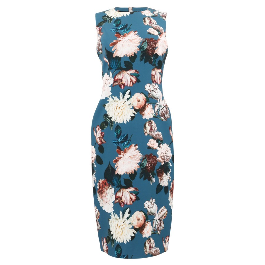 Clothing Sachin & Babi | Anna Dress Teal Garden