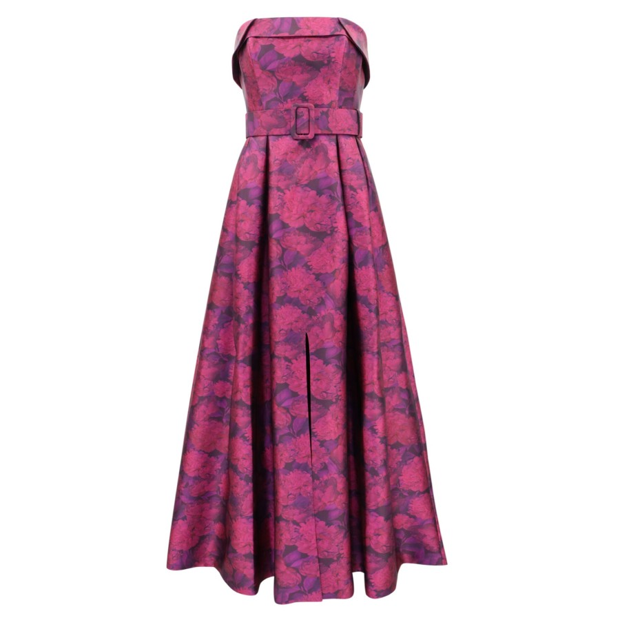 Clothing Sachin & Babi | Brielle Gown Magenta Bloom