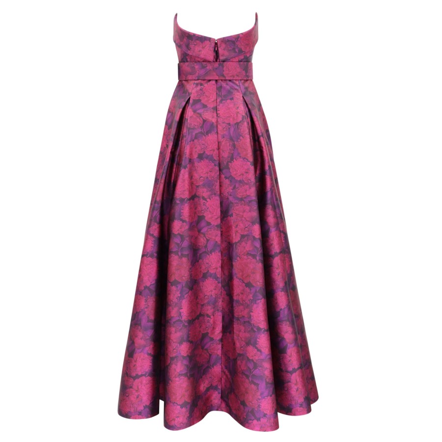 Clothing Sachin & Babi | Brielle Gown Magenta Bloom
