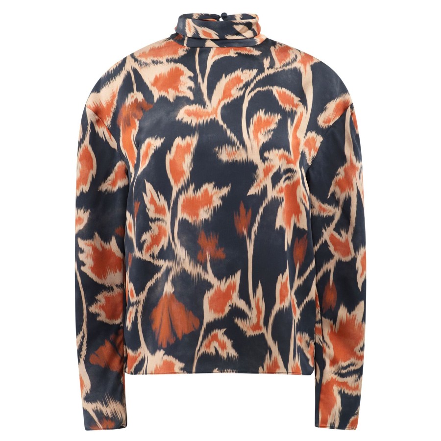 Clothing Tanya Taylor | Romina Top Dark Navy