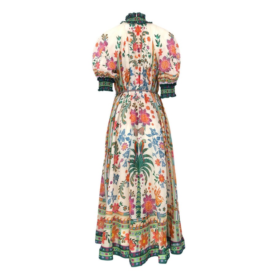 Clothing Zimmermann | Ginger Swing Maxi Dress Cream Multi