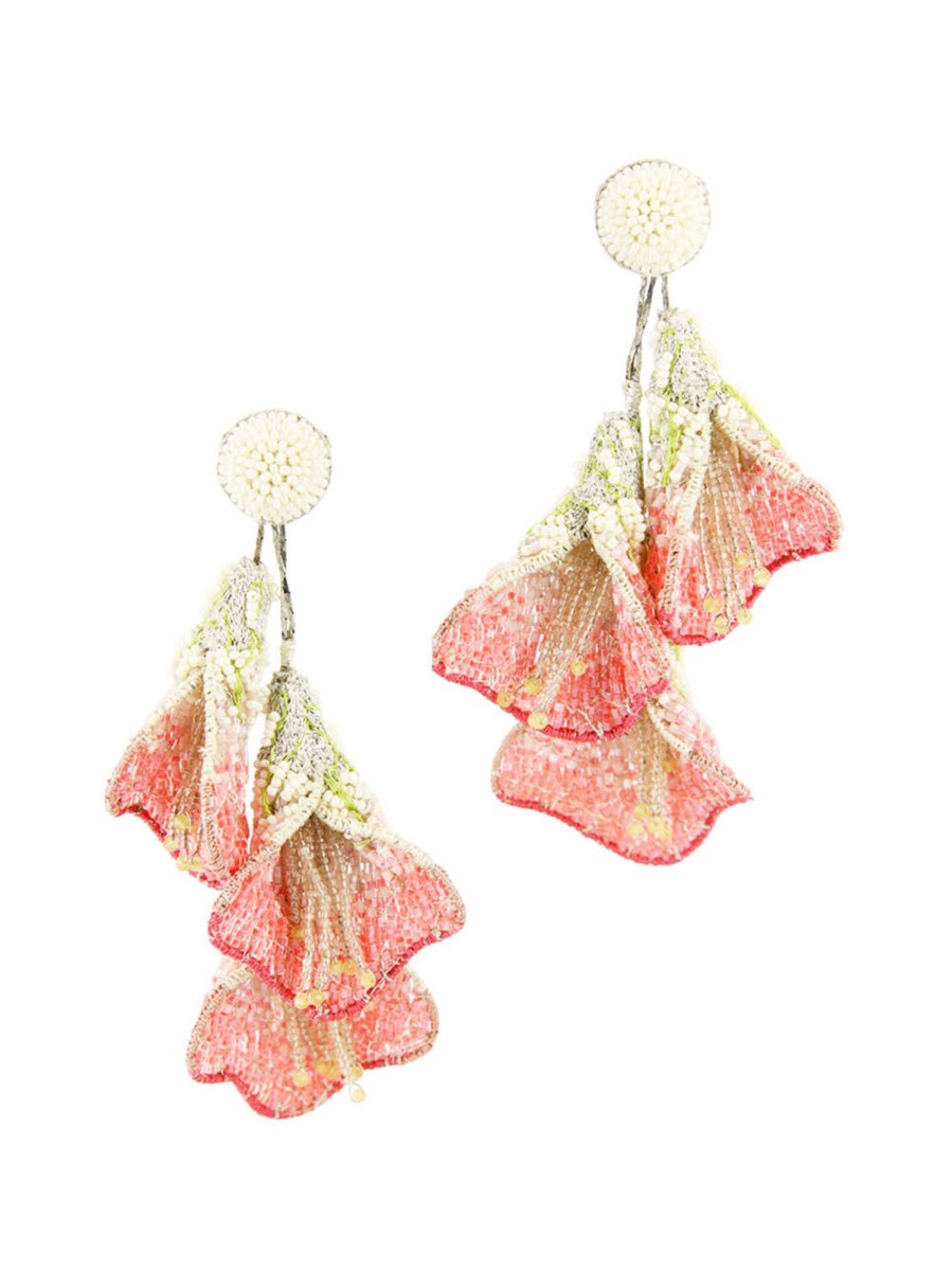 Jewelry Deepa Gurnani | Rhoda Earring Pink