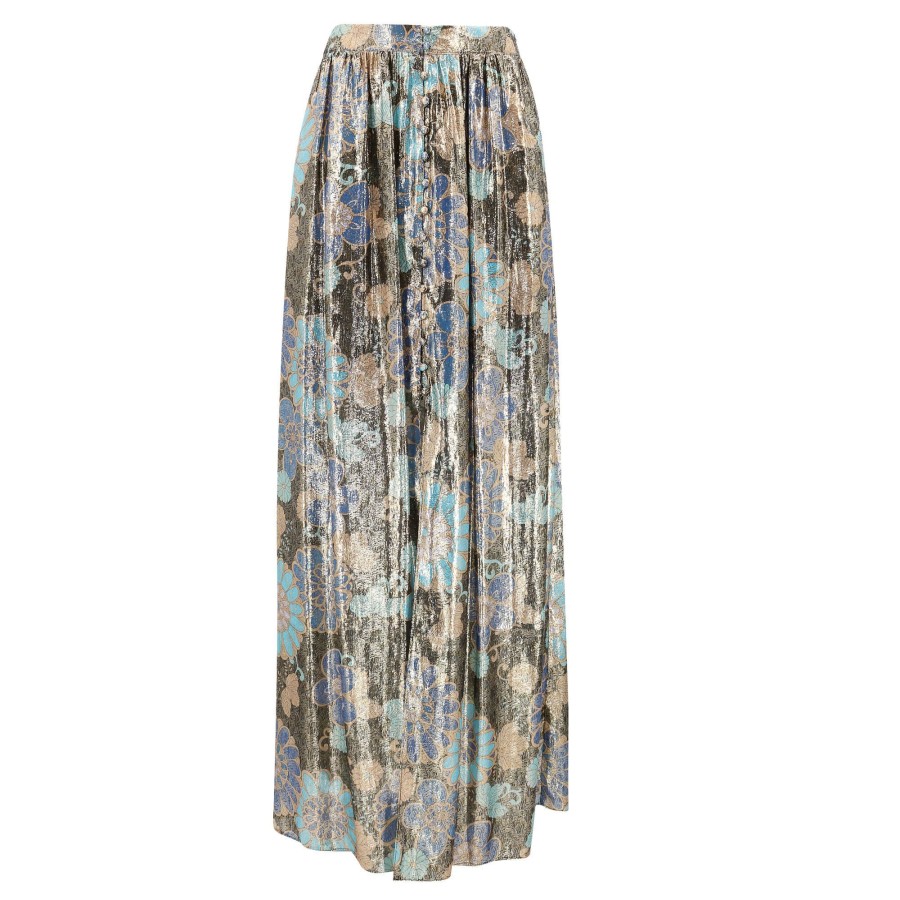 Clothing Trina Turk | Akura Skirt Blue Multi