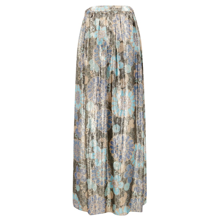 Clothing Trina Turk | Akura Skirt Blue Multi