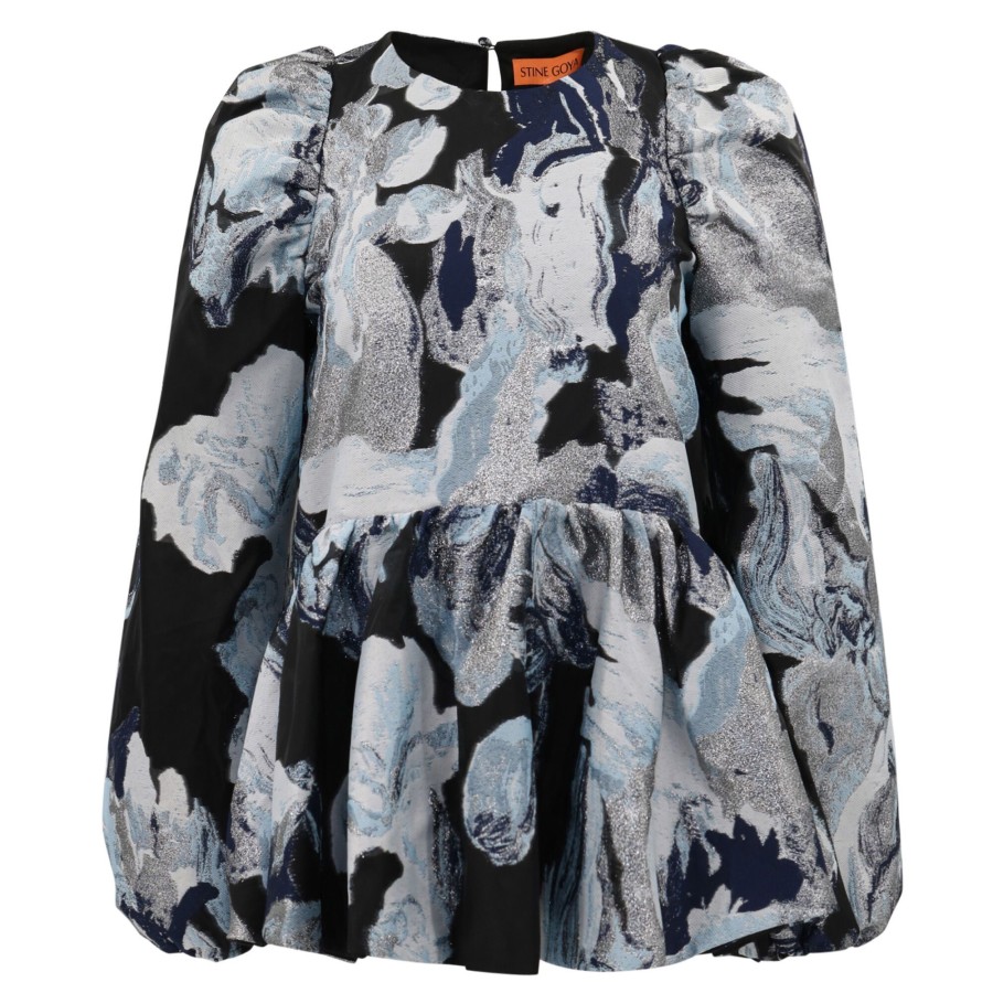 Clothing Stine Goya | Jenny Printed Blouse Icy Flower