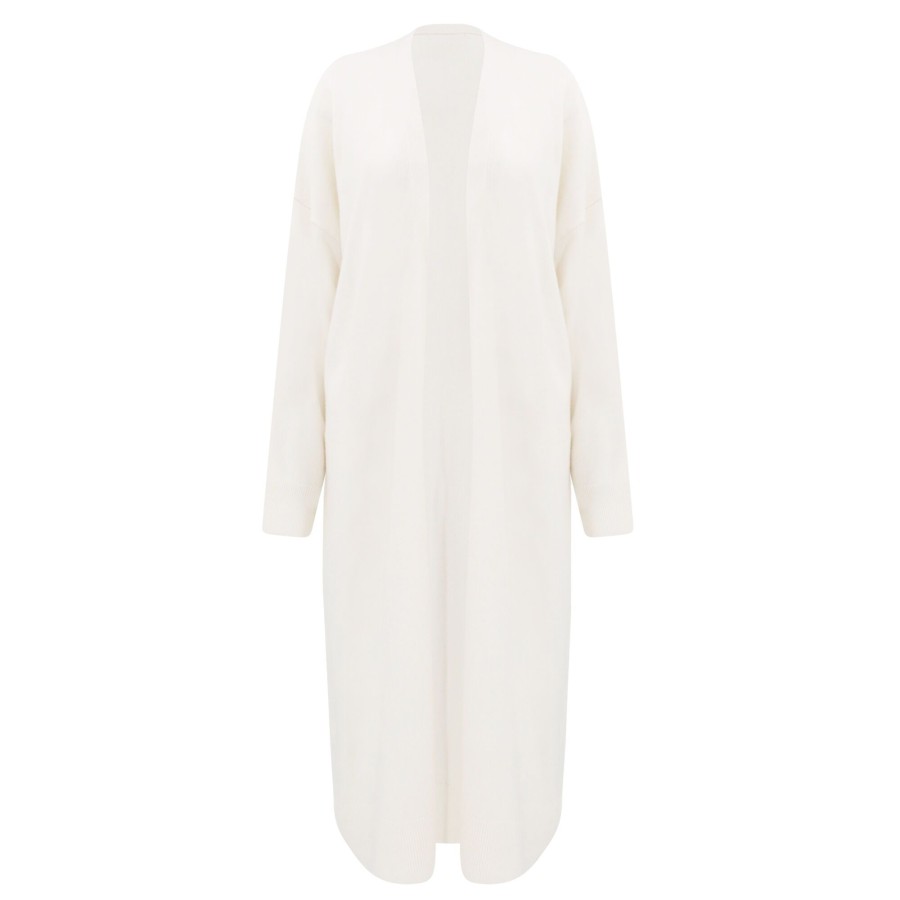 Clothing Sablyn | Prescott Jacquard Duster Gardenia