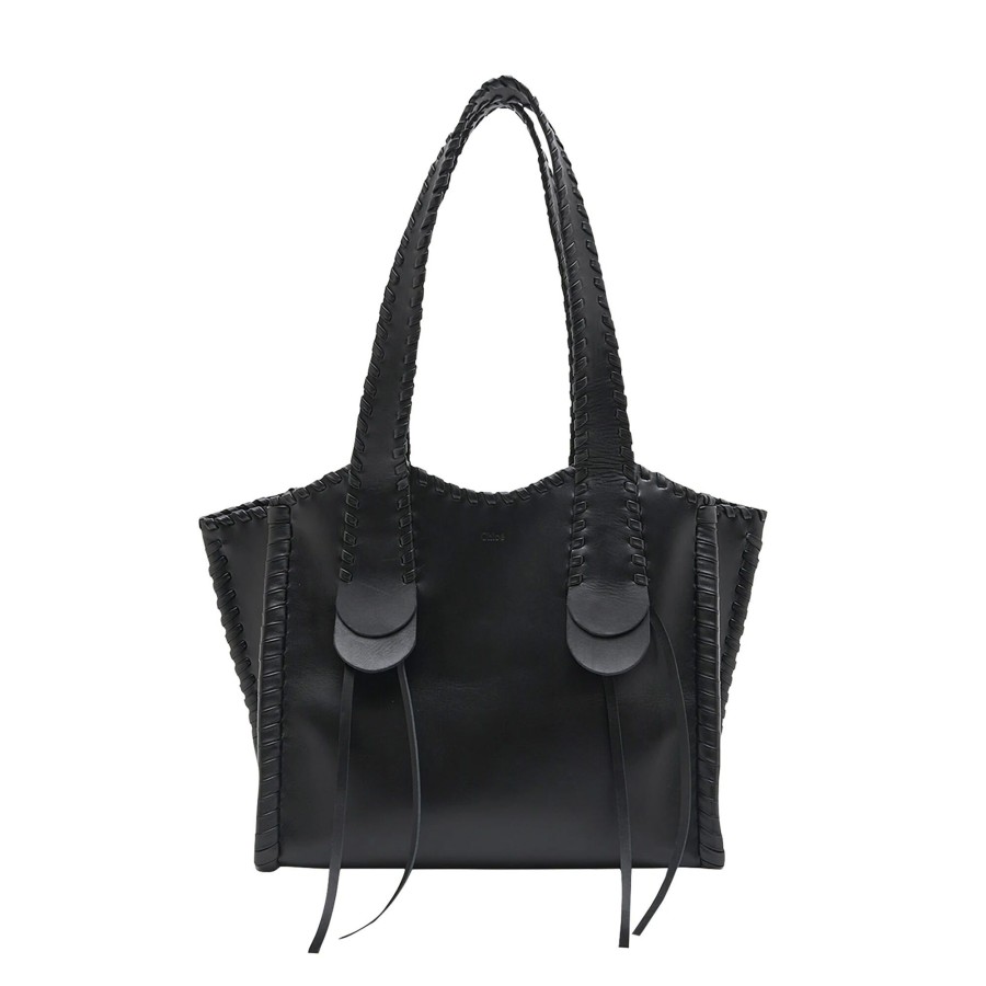 Handbags Chlo茅 | Medium Mony Tote Bag Black