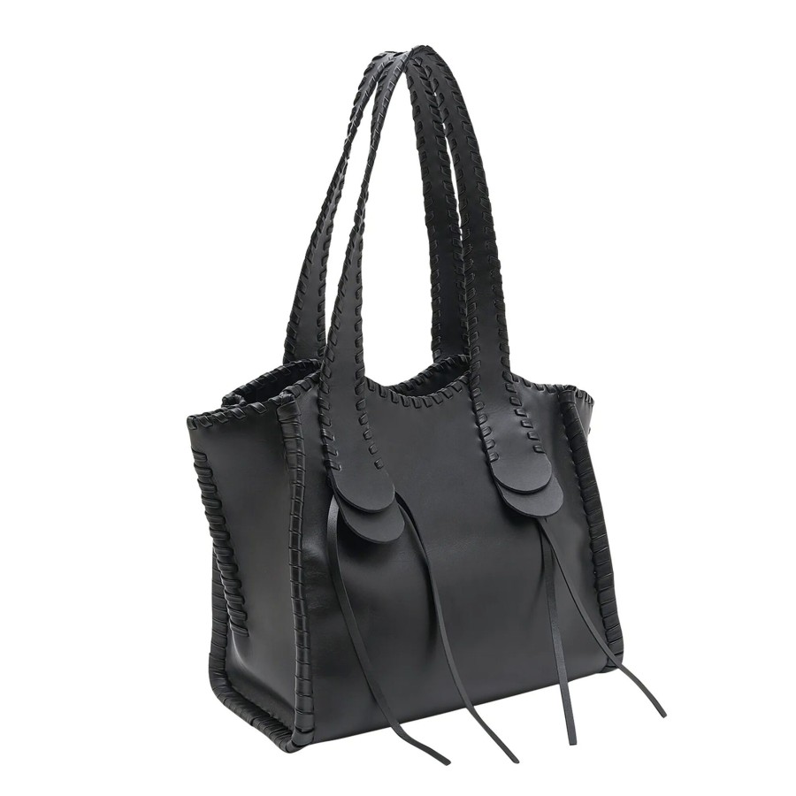 Handbags Chlo茅 | Medium Mony Tote Bag Black