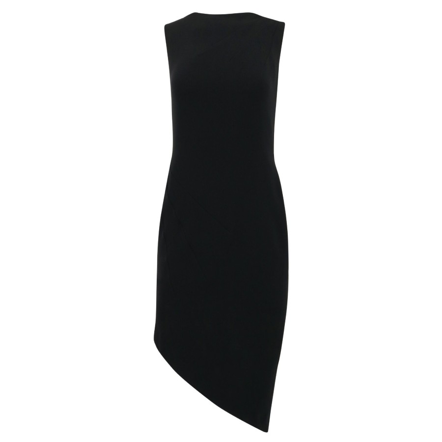 Clothing Tom & Linda Platt | Asymmetrical Hem Dress Black