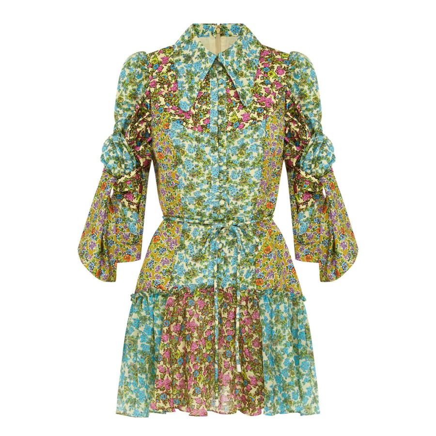 Clothing Alemais | Mirabella Spliced Mini Dress Multi