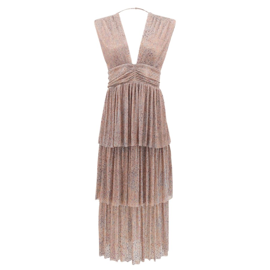 Clothing Sabina Musayev | Bonita Dress Silver (Out Of Stock)