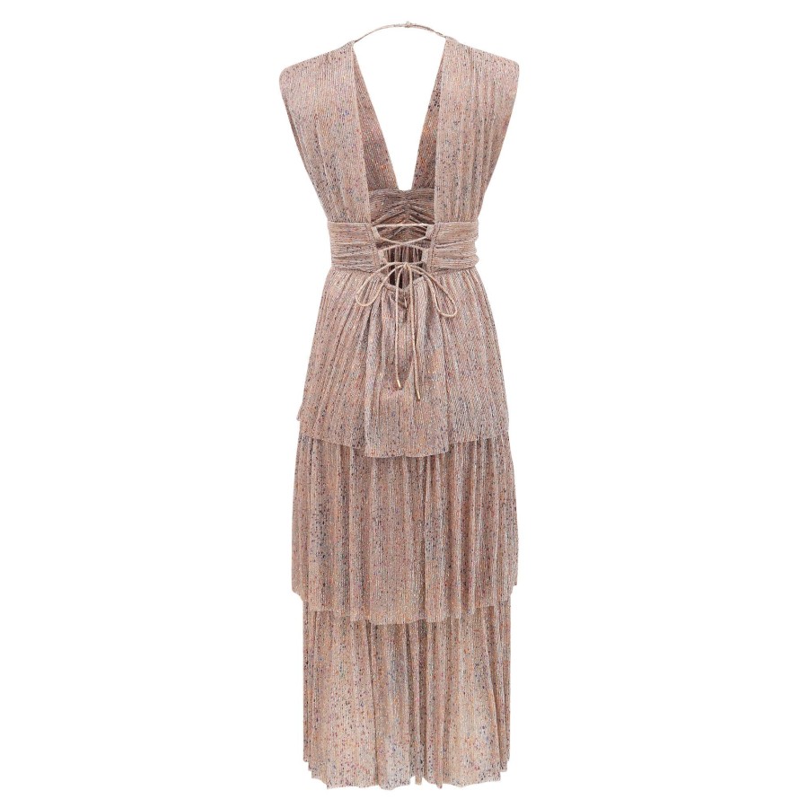Clothing Sabina Musayev | Bonita Dress Silver (Out Of Stock)