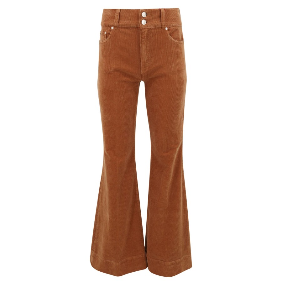 Clothing Alice + Olivia | Beautiful High Rise Bell Pant Camel