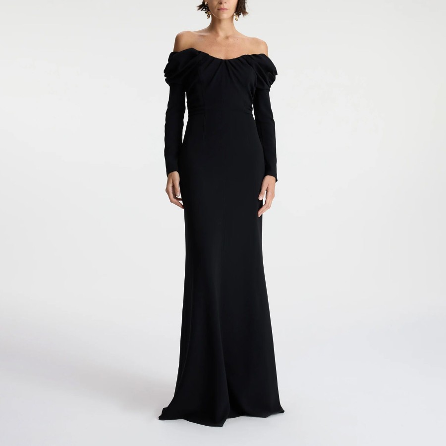 Clothing A.L.C. | Nora Off Shoulder Gown Black