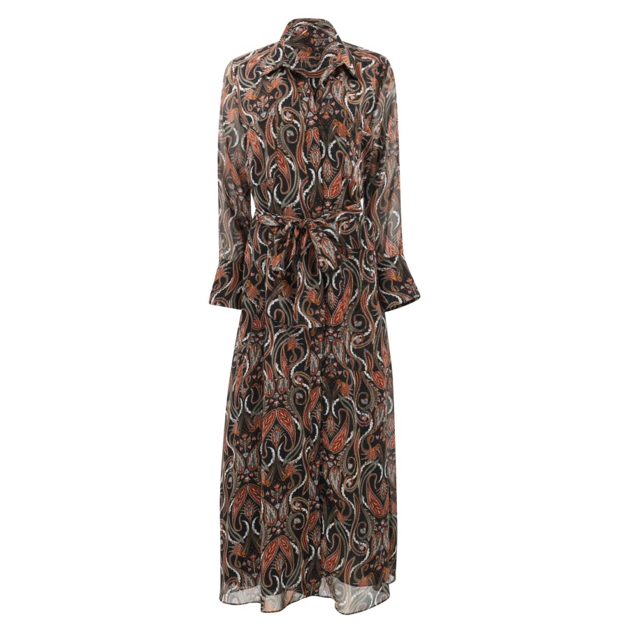 Clothing Misa | Ines Dress Spartina Paisley