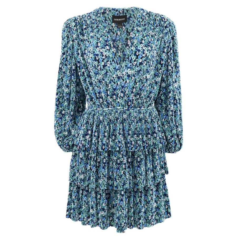 Clothing Sabina Musayev | Suzanne Dress Turquoise