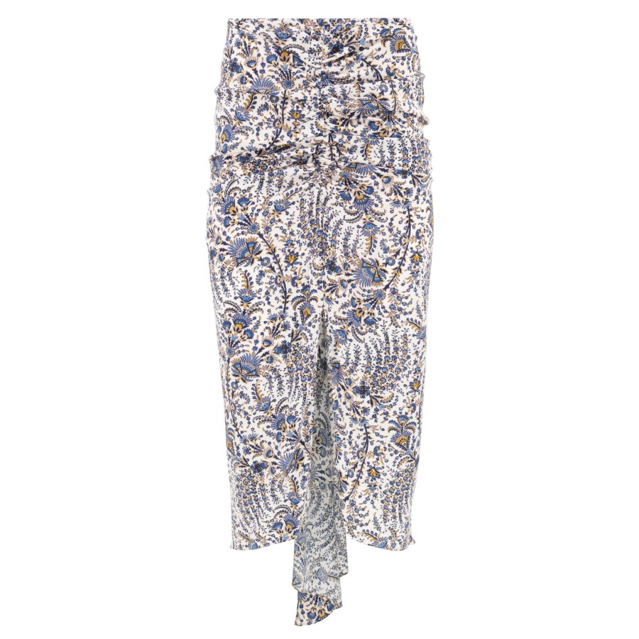 Clothing Veronica Beard | Pixie Floral Skirt Ecru Multi