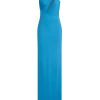 Clothing Et Ochs | June Cutout Ruched Gown Cyan