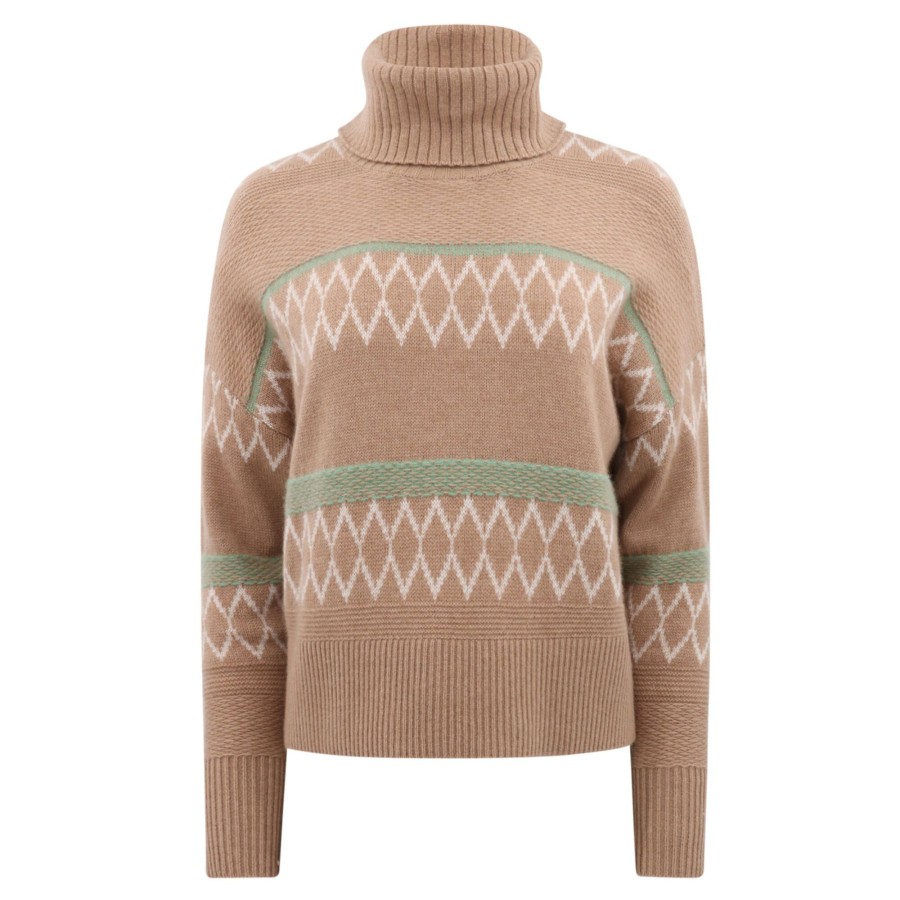 Clothing 27 Miles Malibu | Talula All Over Fair Isle Sweater Camel