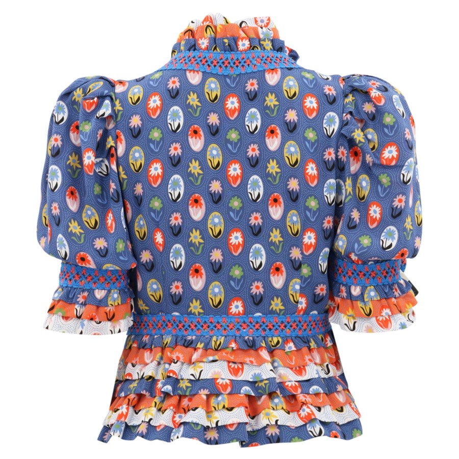 Clothing Celia B | Alice Shirt Blue Multi