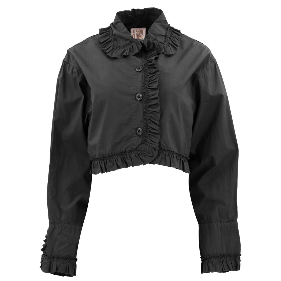 Clothing A Shirt Thing | Ella Parachute Shirt Crimson