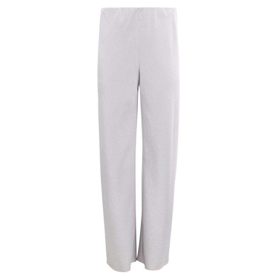 Clothing Vince | Fluid Satin Bias Pant Silverstone