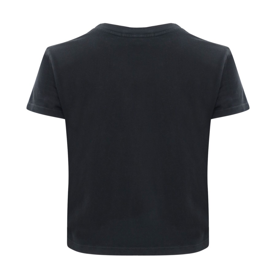 Clothing Agolde | Adine Shrunken Tee Nocturne
