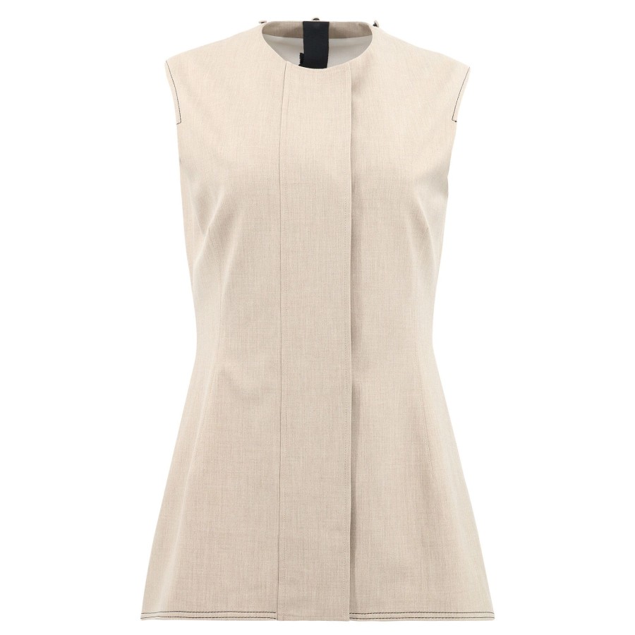 Clothing KZ_K Studio | Macba Sculpt Vest Sand