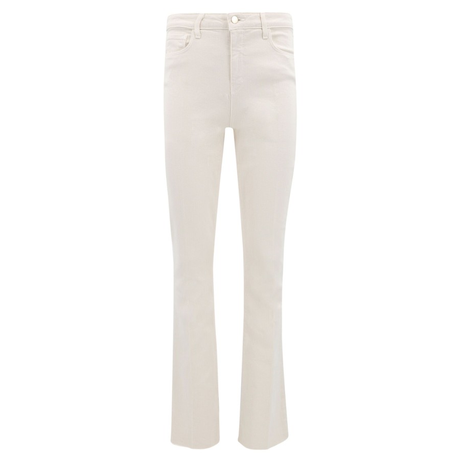 Clothing L'Agence | Ruth High Rise Straight-Leg Jean Vintage White