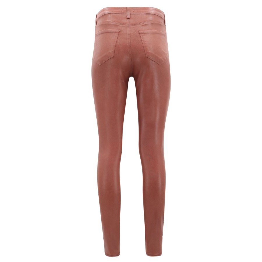 Clothing L'Agence | Monique Ultra High Rise Skinny Jean Dark Cinnamon