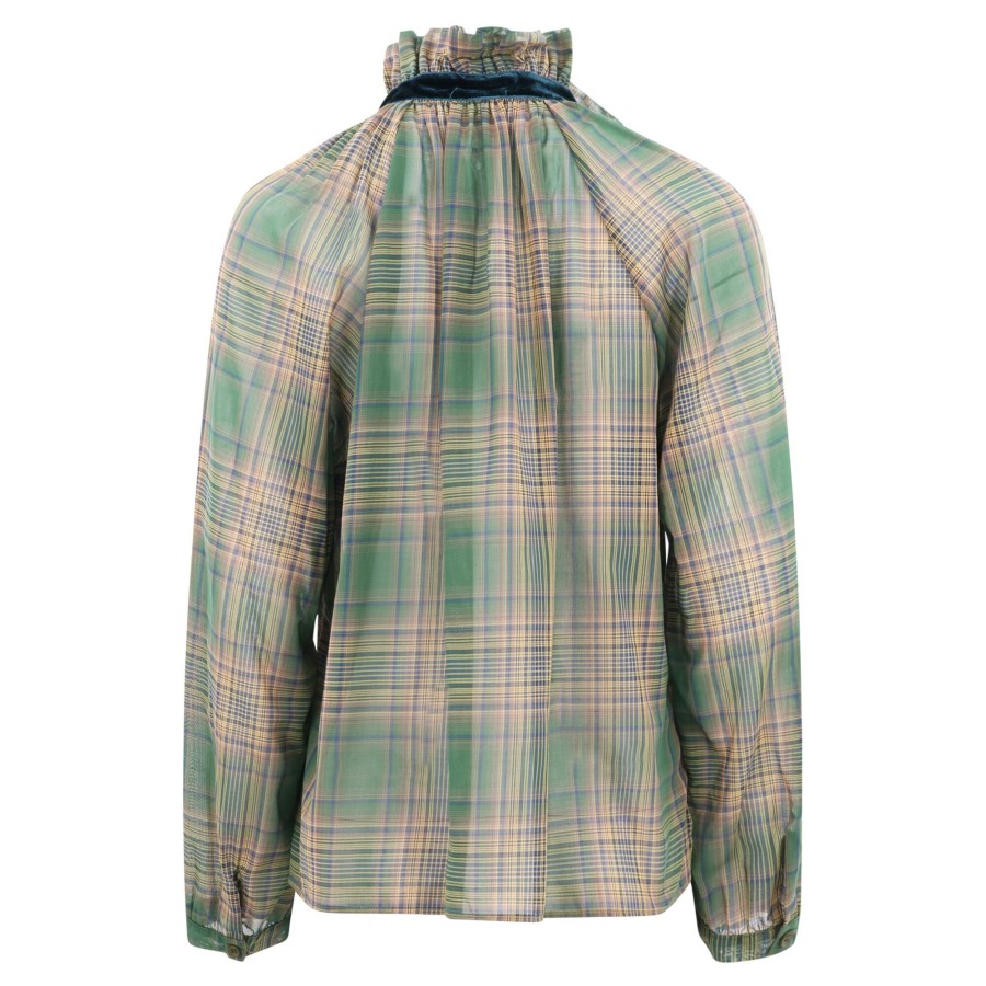 Clothing A Shirt Thing | Josephine Plaid Shirt Hunter