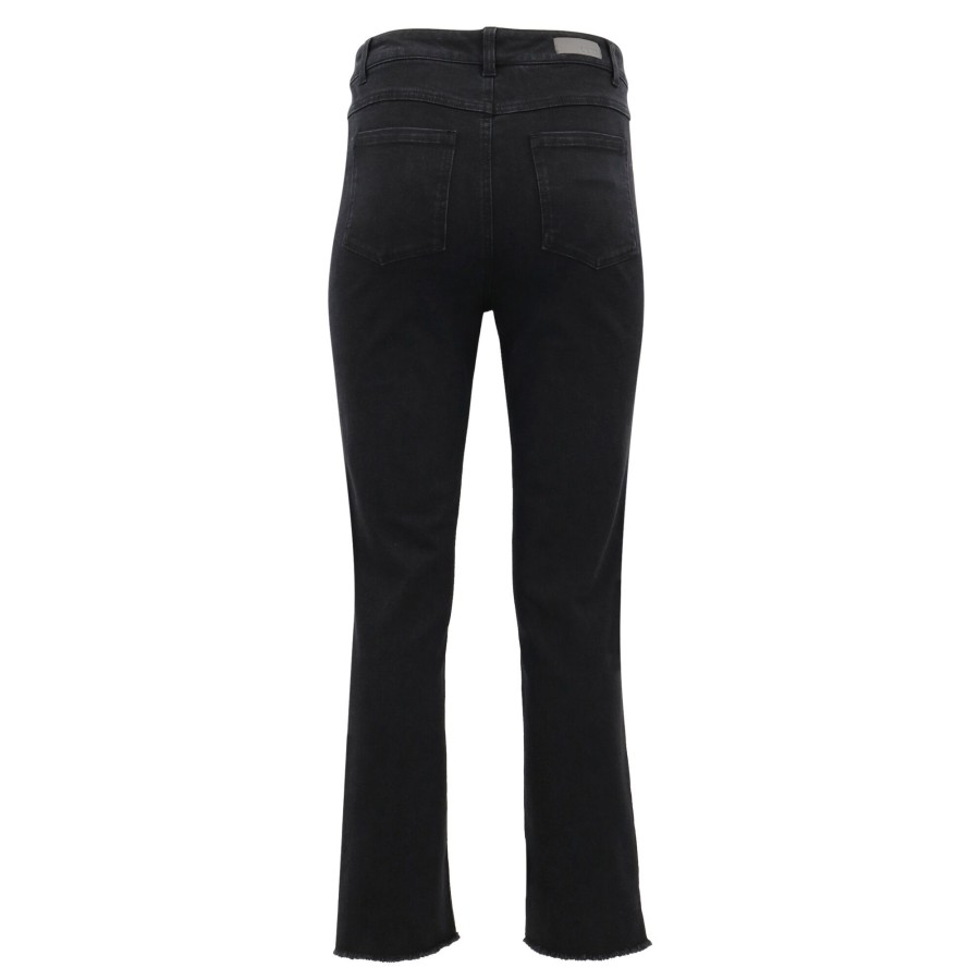 Clothing Ecru | La Cienega Straight Leg Jean Black
