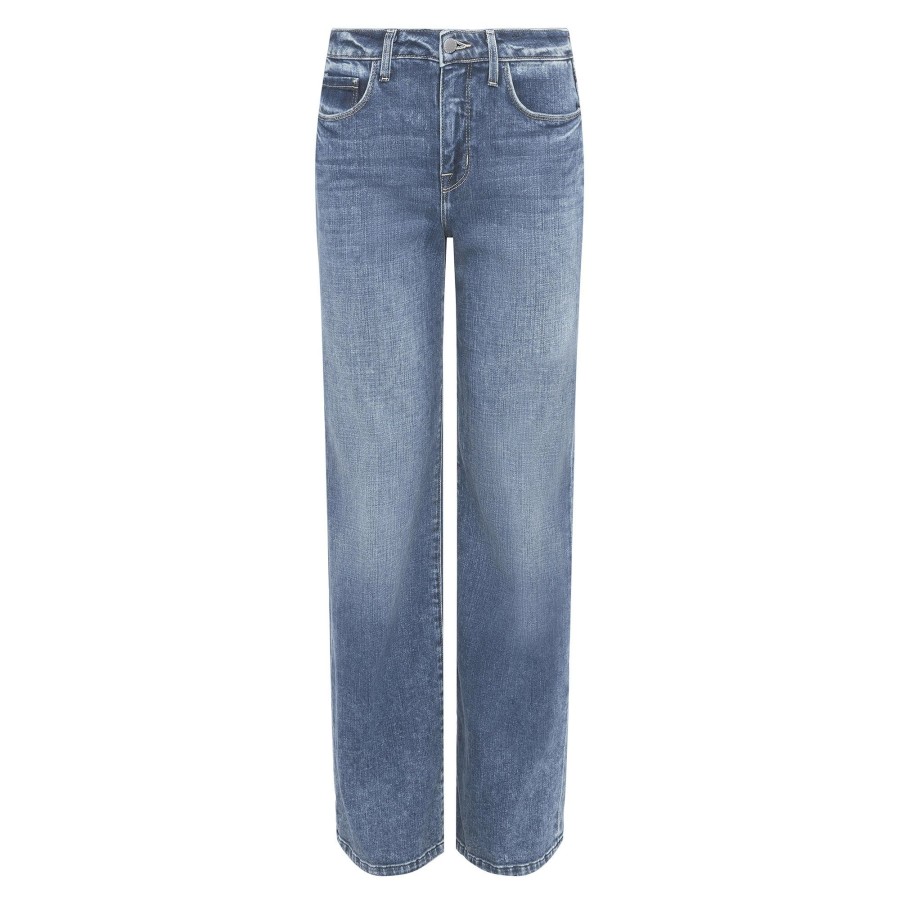 Clothing L'Agence | Alicent High Rise Wide Leg Jean Granada
