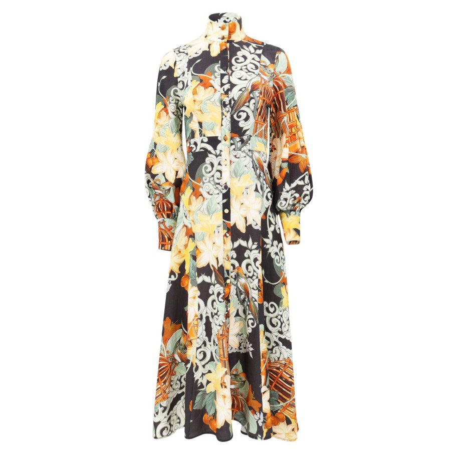 Clothing Leo Lin | Nellie Midi Dress Twilight Multi