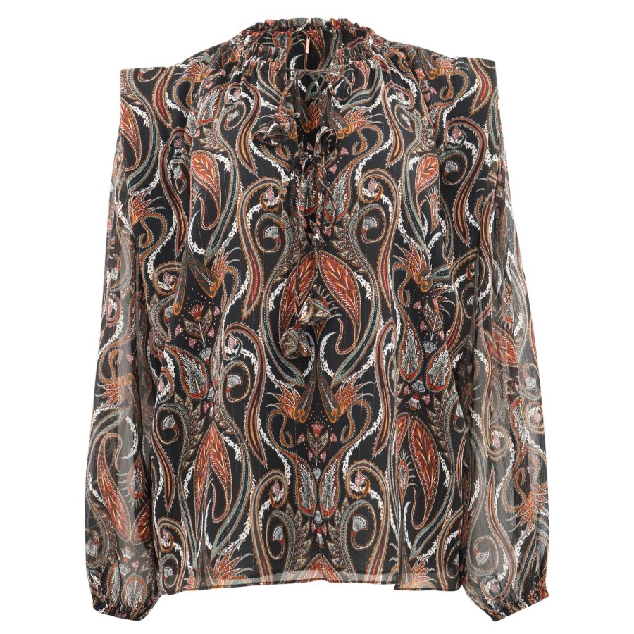 Clothing Misa | Helena Top Spartina Paisley