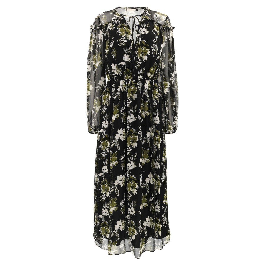 Clothing Shoshanna | Arya Dress Jet Olive