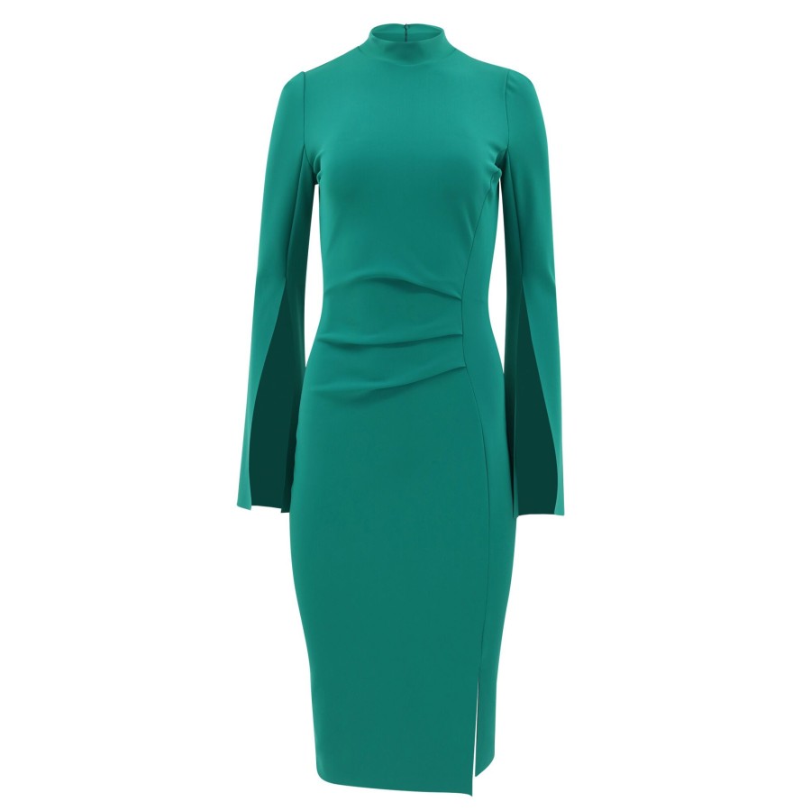 Clothing La Petite Robe | Nefeli Midi Dress Jade