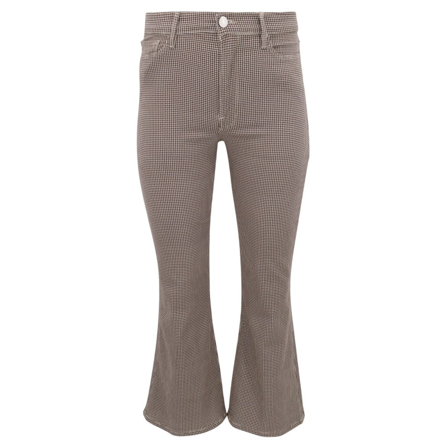 Clothing Frame | Le Crop Flare Pant Camel Multi