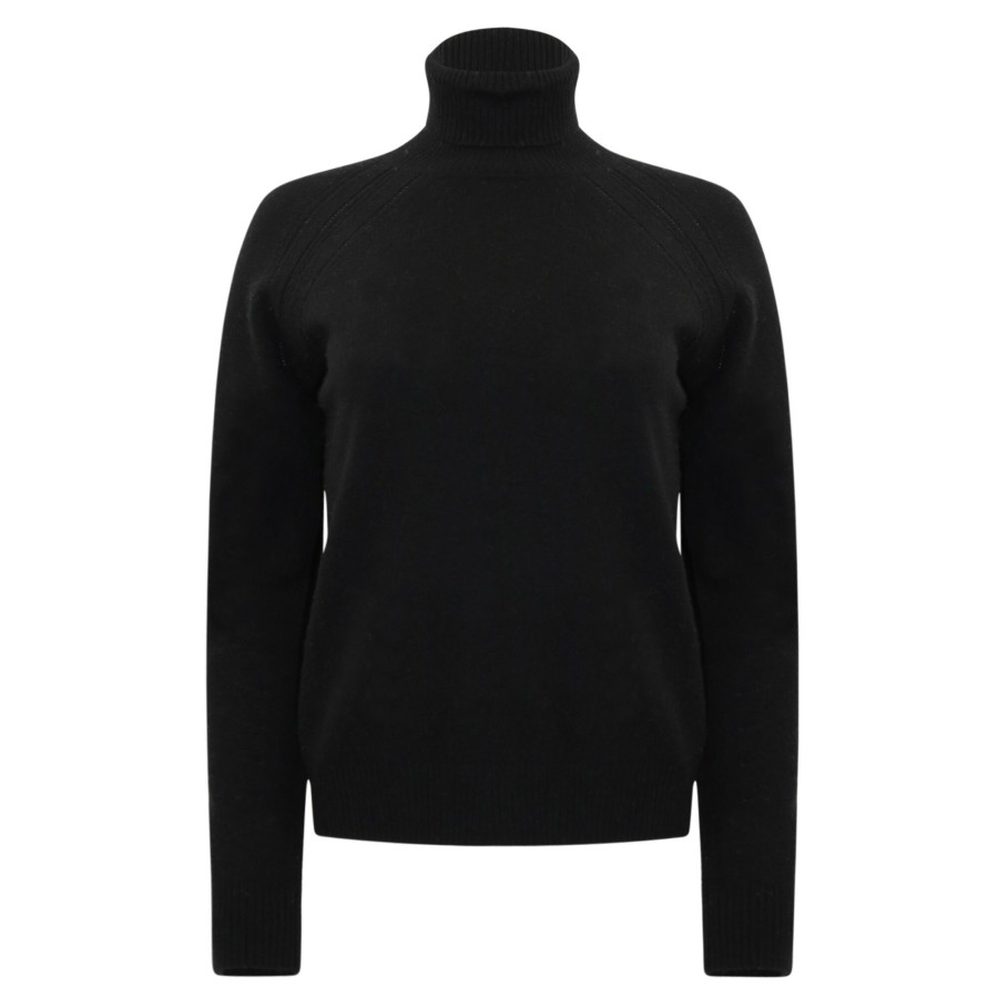 Clothing Crush Cashmere | Justin Roll Neck Sweater Cotton