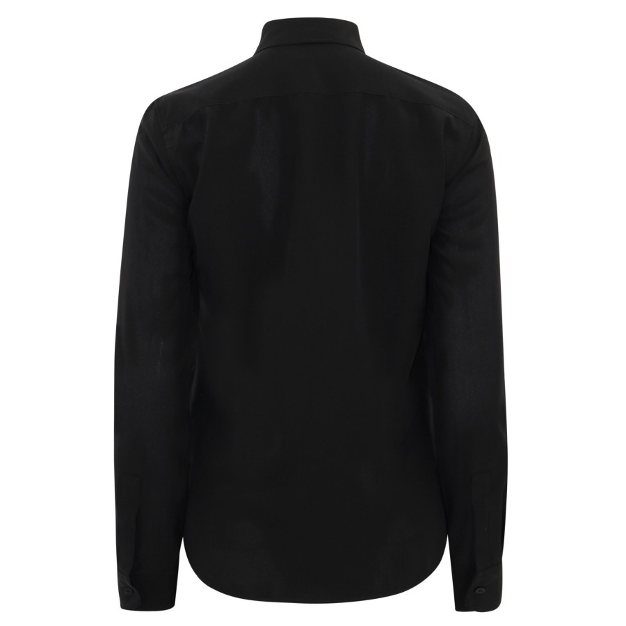 Clothing Nili Lotan | Gala Slim Shirt Black