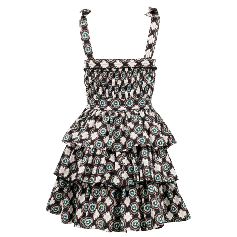 Clothing Hunter Bell | Sierra Dress London Rain Black