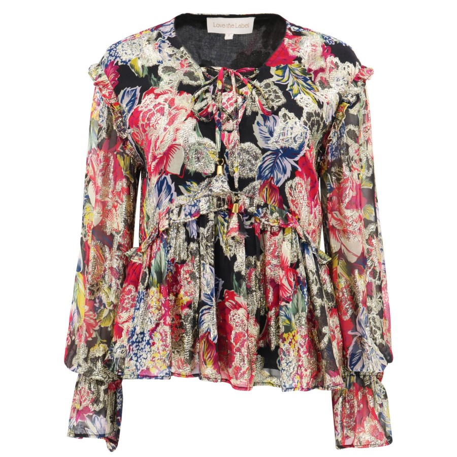 Clothing Love The Label | Lizzie Top Cady Floral Print