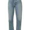 Clothing Agolde | Riley Straight Leg Cropped Jean Frequenc