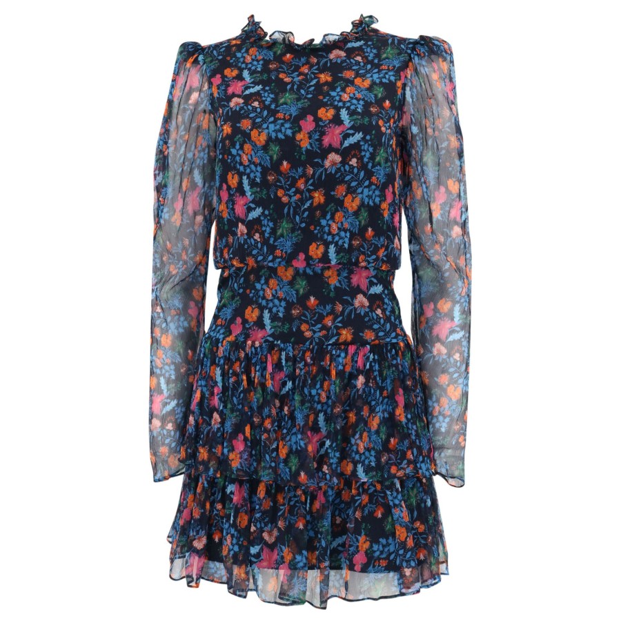 Clothing Saloni | Ava B Dress Floral Midnight