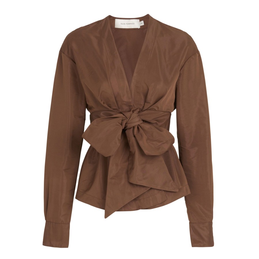 Clothing Silvia Tcherassi | Saanvi Blouse Brown