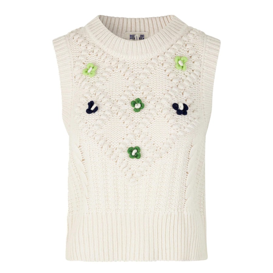 Clothing Baum Und Pferdgarten | Corry Sweater Vest Cream