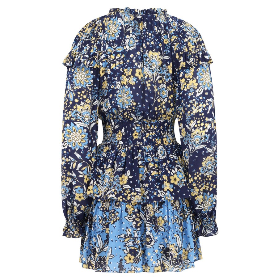Clothing Gilner Farrar | Aliya Dress Blue Anemone