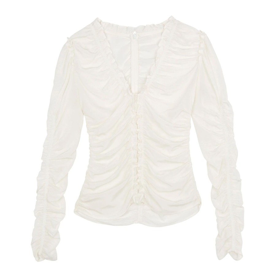 Clothing A.L.C. | Beckett Silk Top White